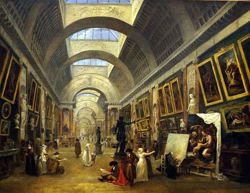 Hubert Robert, Grande Galerie of the Louvre