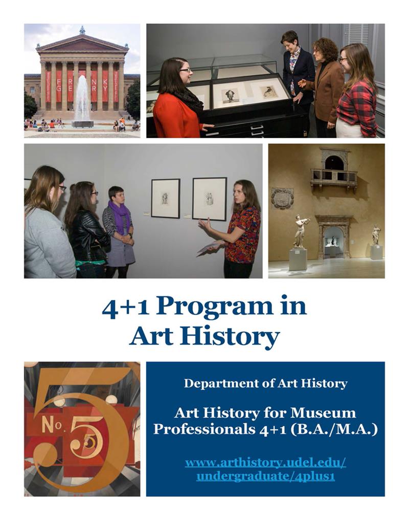 4+1 Program in Art History flyer