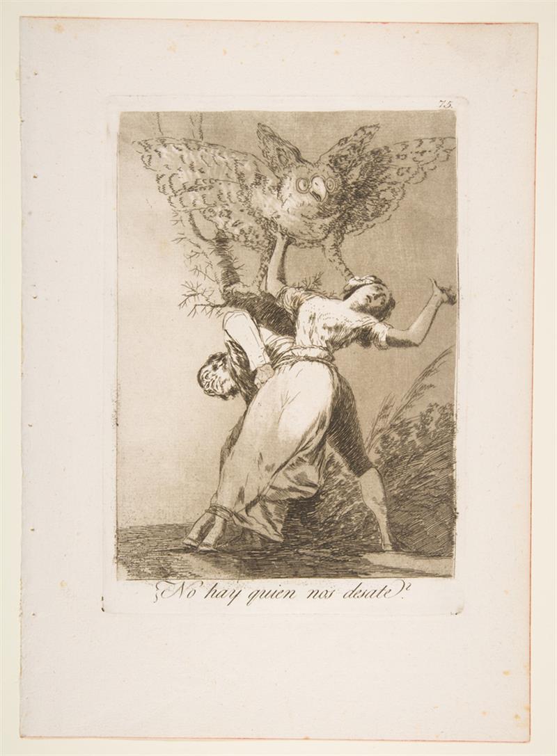 Plate 75 from Los Caprichos by Francisco de Goya