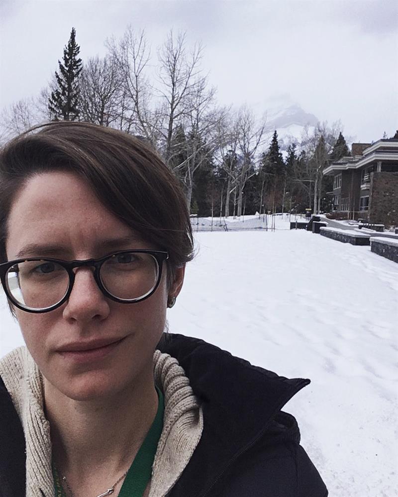 Sarah Leonard in Banff, Alberta