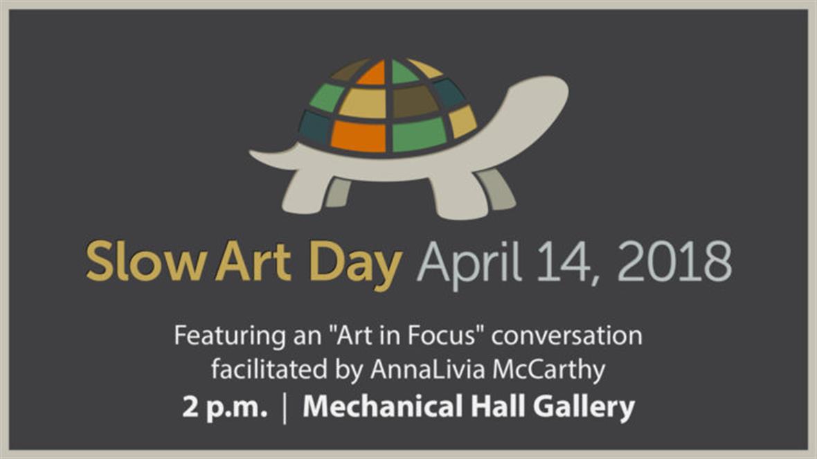 The flyer for Slow Art Day