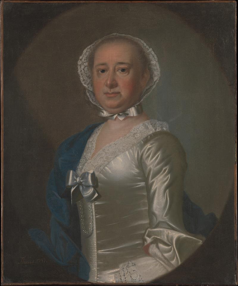 Jeremiah Theus, Portrait of Mrs. Gabriel Manigault