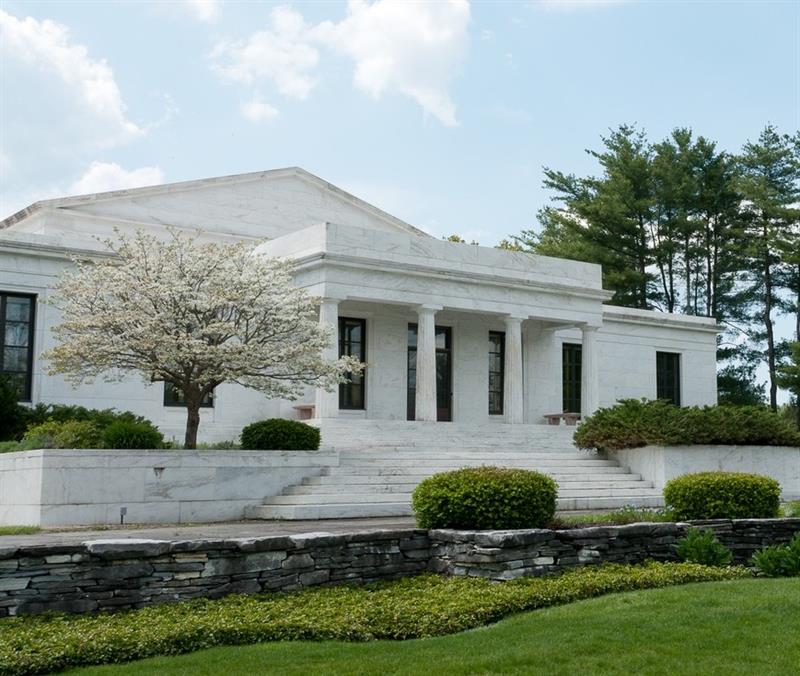Clark Art Institute original 1955 marble building.