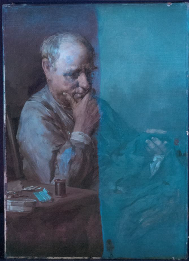 painting of a man