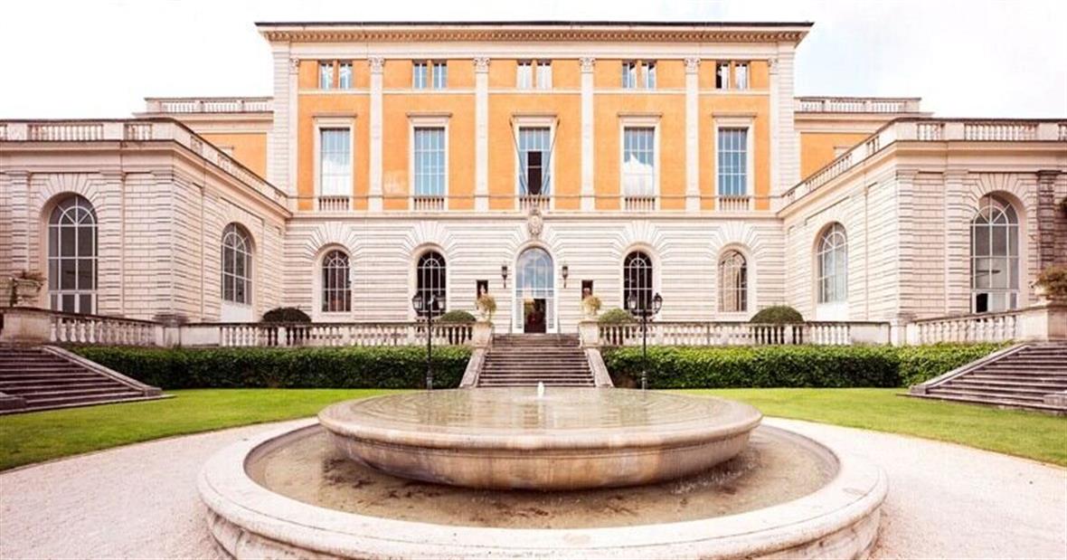 exterior of the american academy in rome