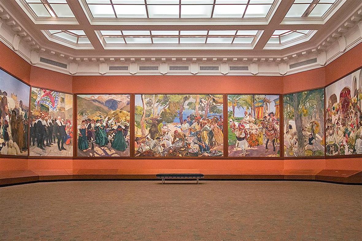 A portion of the Sorolla Vision of Spain Gallery.