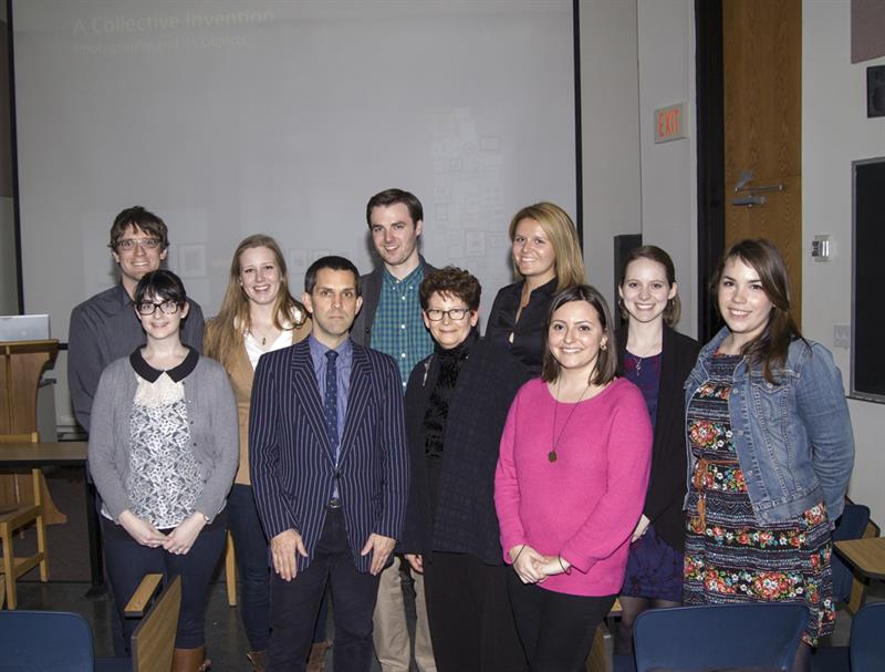 Joel Smith and Professor Perry Chapman with graduate students
